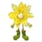 47" Yellow Spring Sunflower Girl Decorative Figure